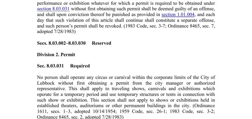 How you can fill in how to get a carnival permit in fort worth tx stage 1