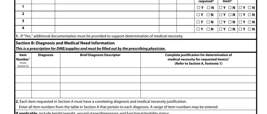 Step no. 3 in filling in Title Xix Form