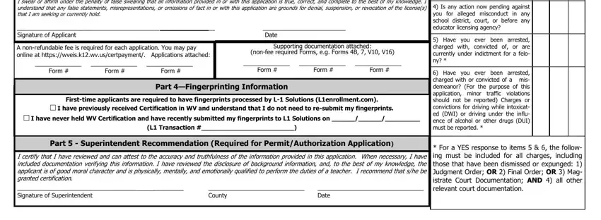 A way to fill out wvde form 39 step 2