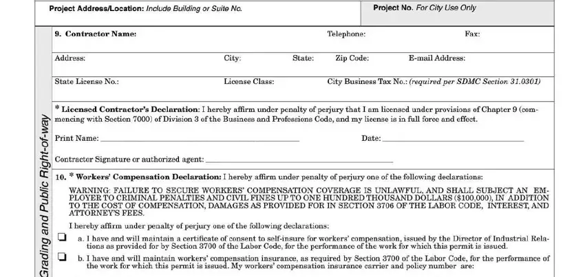 Part # 4 for filling in city of san diego ds 3032