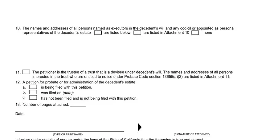 was filed on date, are listed in Attachment, and SIGNATURE OF ATTORNEY inside community property spousal conset form