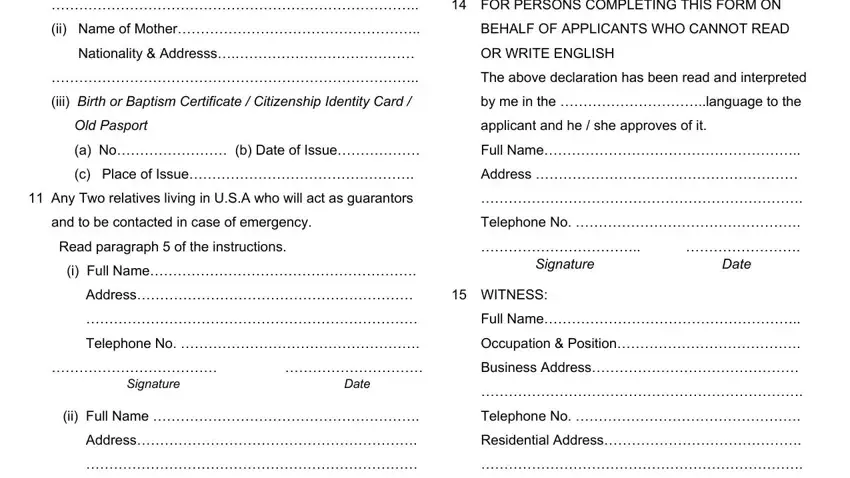 Any Two relatives living in USA, c Place of Issue, and ii Name of Mother of ghana passport forms pdf