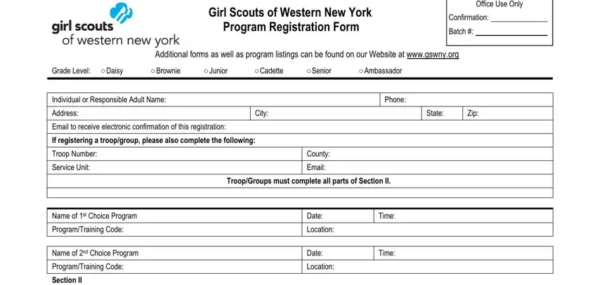 Girl Scouts Form 2100 completion process described (part 1)