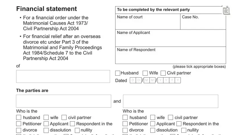 Part number 1 in submitting form e divorce download
