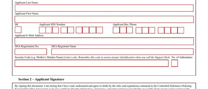 dea application 253 form writing process described (part 1)
