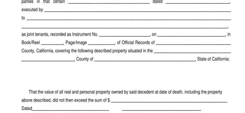 Writing part 2 in affidavit of tenant