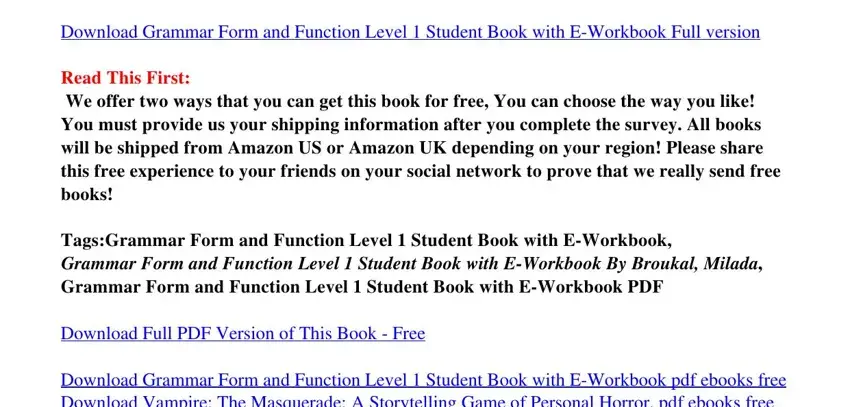 Part no. 3 for filling in sach grammar form and function milada broukal pdf no download needed