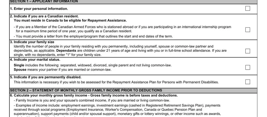 The way to fill in Form Esdc Sde0080 portion 3