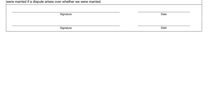 Signature, Signature, and I others that we were married of h1057 pdf