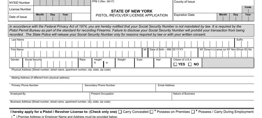 Tips on how to prepare ppb 3 form ny portion 1