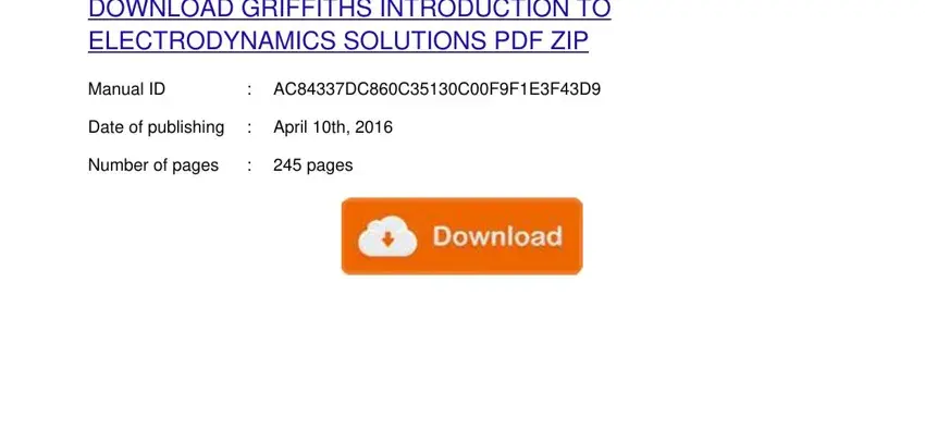 Completing part 1 in introduction to electrodynamics 4th solution pdf