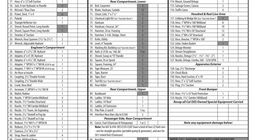 Tips on how to fill out fire apparatus inventory checklist pdf stage 2