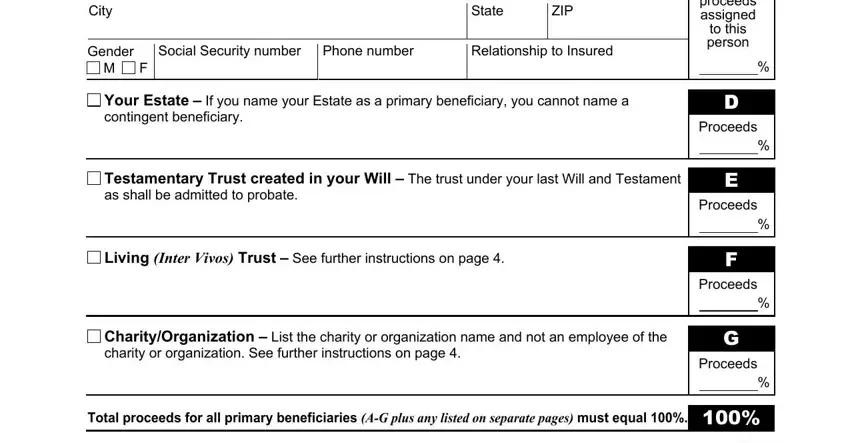 Living Inter Vivos Trust  See, State, and Gender of metlife beneficiary