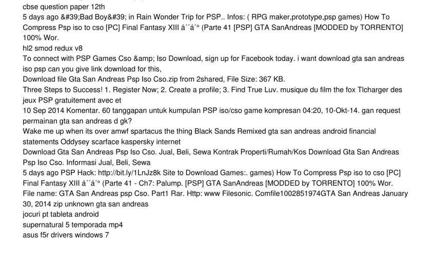 The way to complete gta sa ppsspp zip file download step 1
