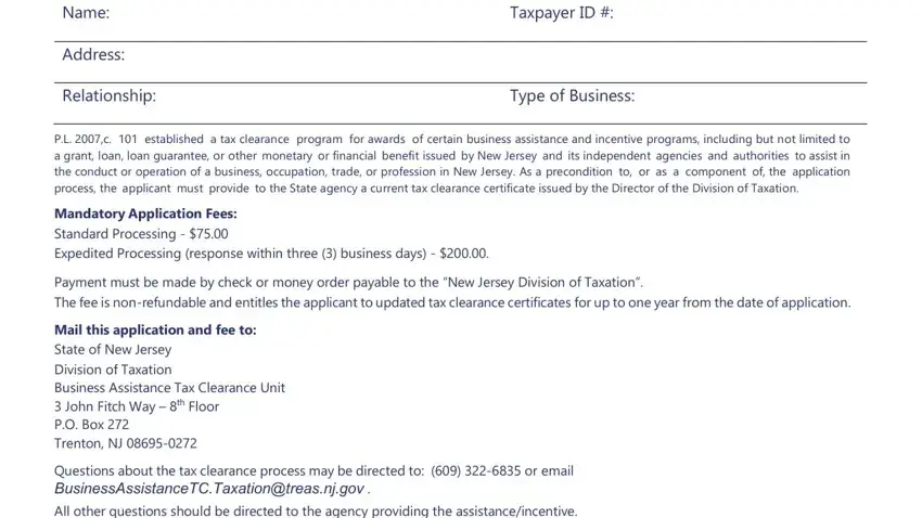 Find out how to prepare tax form clearance part 4