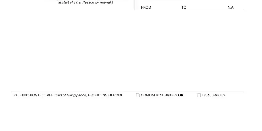 Step no. 2 for filling out human cms 700 form