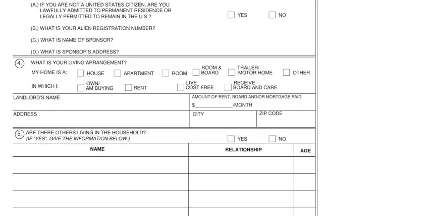 Part # 2 of filling out california department of social services forms
