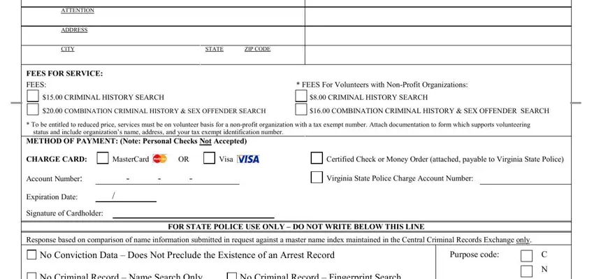 CRIMINAL HISTORY SEARCH, To be entitled to reduced price, and Certified Check or Money Order of virginia sp 230 form
