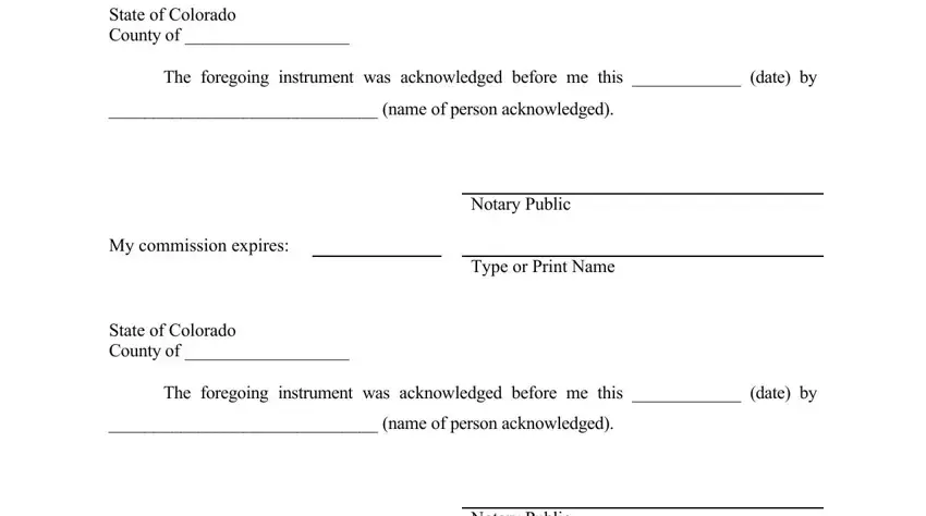 How you can fill out colorado correction portion 5