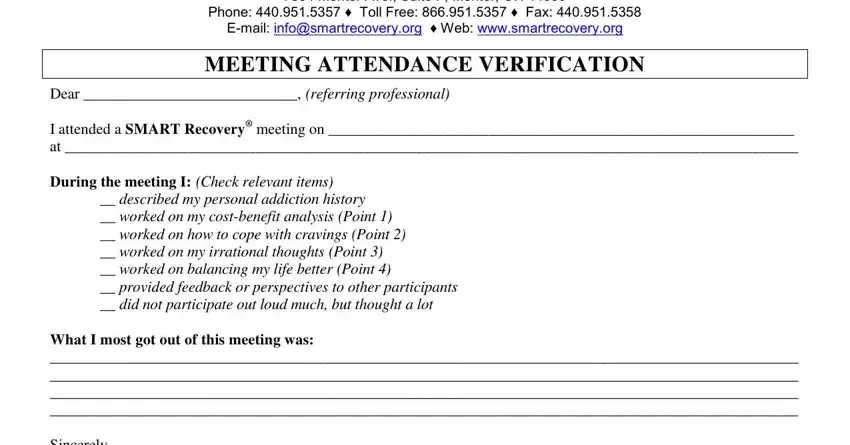 Tips on how to prepare smart recovery online meeting verification portion 1