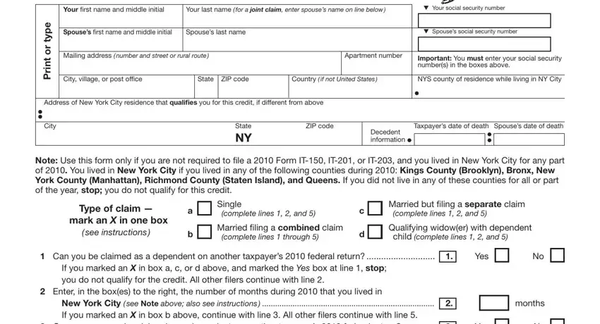 Nyc 210 Form ≡ Fill Out Printable PDF Forms Online