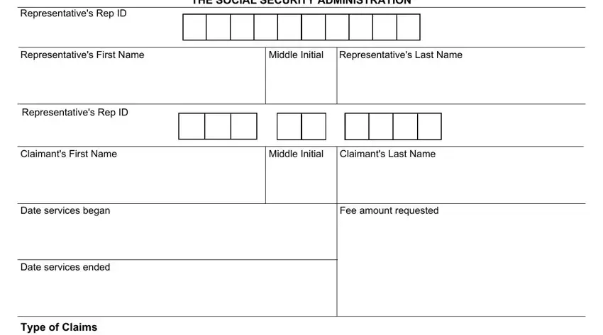 How you can fill out form ssa 1560 u4 stage 1