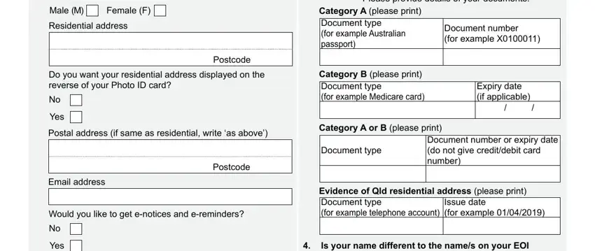 How you can fill out proof of age card victoria application form stage 2