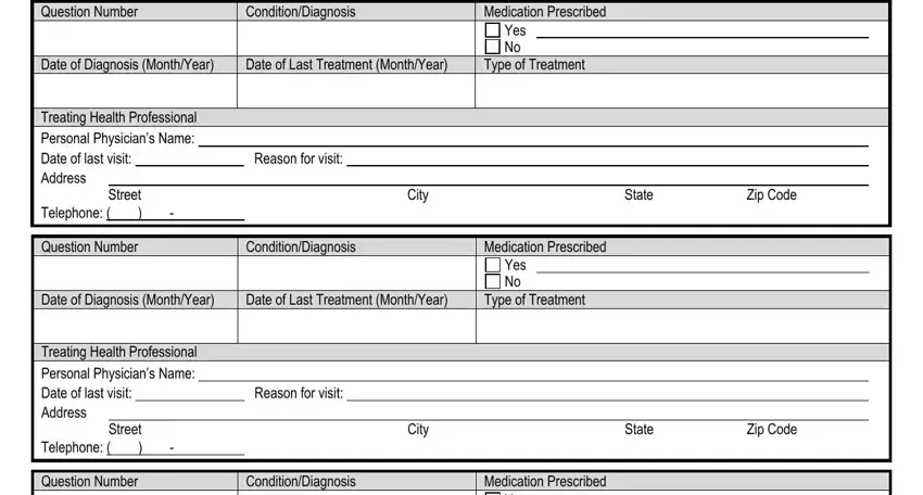 Part number 5 in filling out metlife form statement health pdf