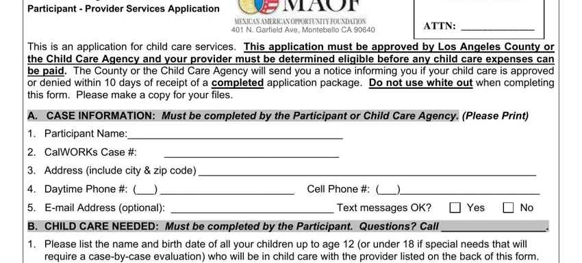 maof services form sample completion process shown (portion 1)