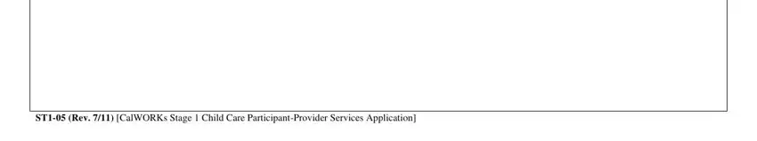 Filling in section 2 in maof services form sample