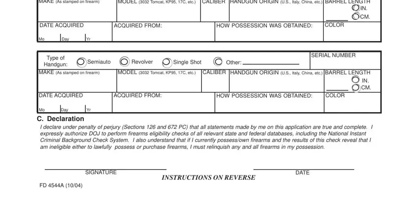 The best way to fill out 4544A stage 2