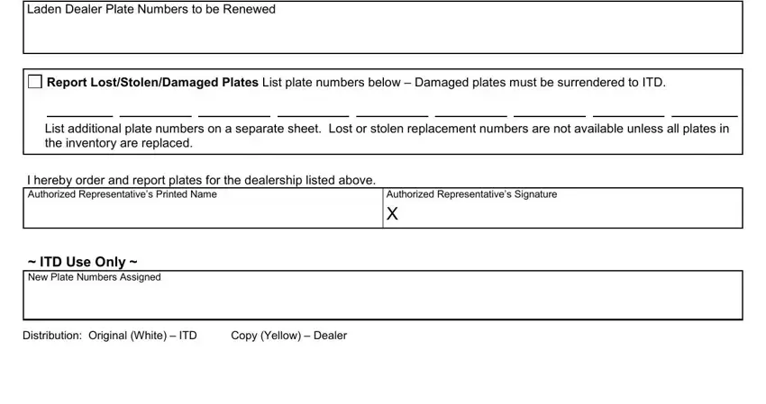 Filling out part 2 in Itd 3635 Form