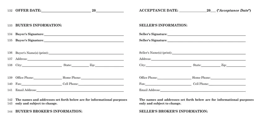 Step number 5 in completing chicago real association form