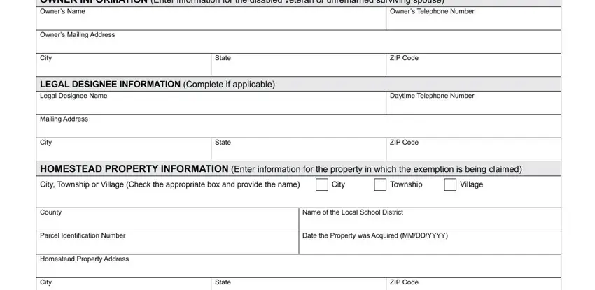 Step no. 1 in completing michigan department of treasury form 5107