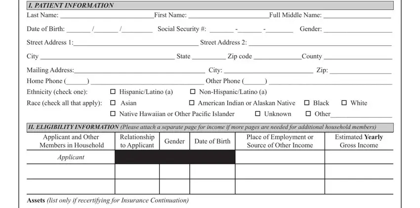 Part no. 1 of submitting sc adap recertification form