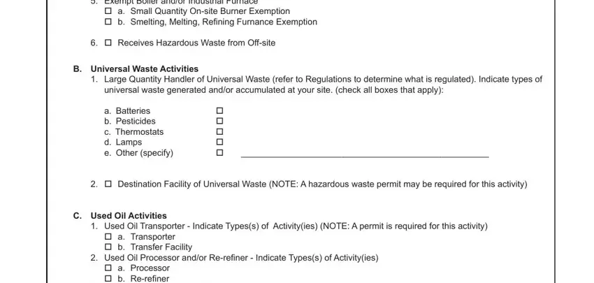 Step no. 5 for completing dhec2701