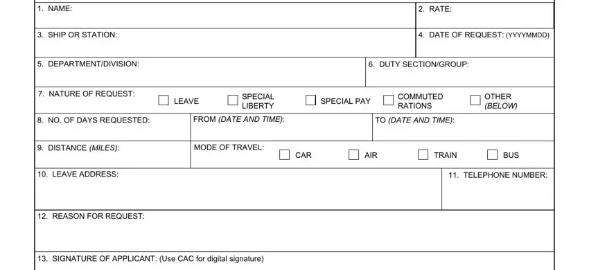 Special Request Form ≡ Fill Out Printable PDF Forms Online