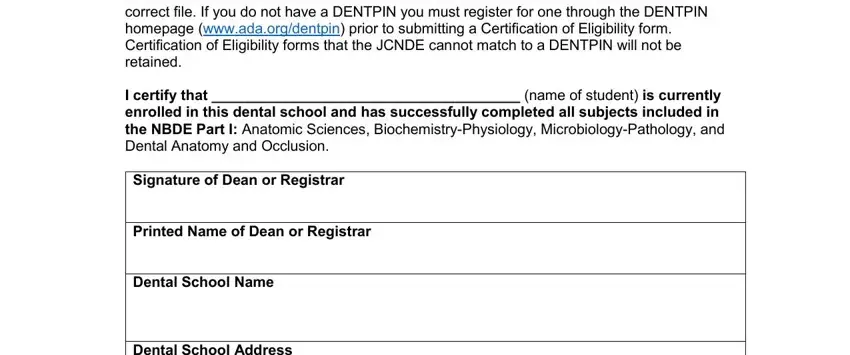 A way to fill in certification eligibility form pdf step 1