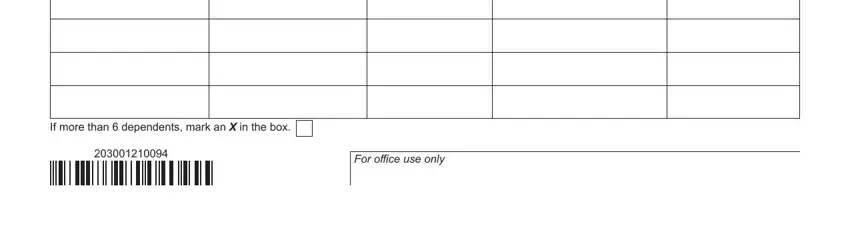 For office use only, For office use only, and For office use only in Ny It 203 Form