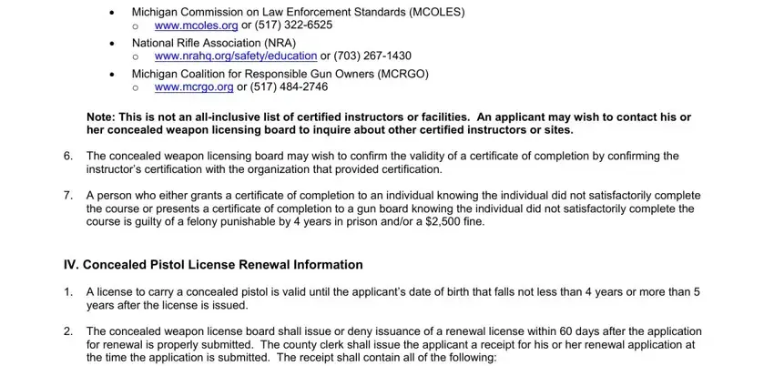 Michigan Form Ri 012 completion process described (portion 2)