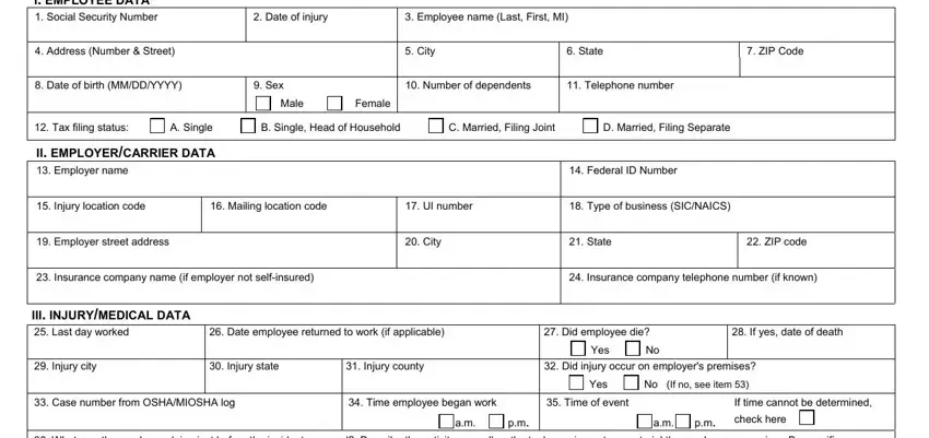 michigan workers compensation forms writing process explained (portion 1)