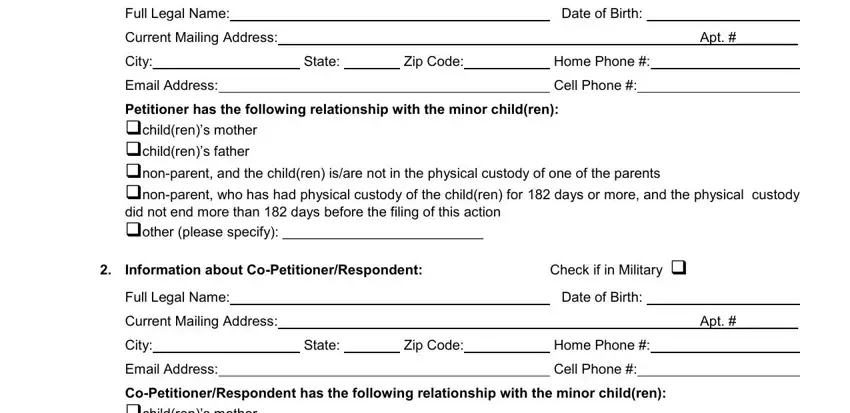 petition allocation parental completion process outlined (step 2)