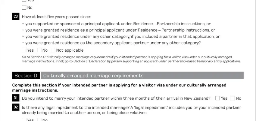 you supported or sponsored a, Yes, and already being married to another in inz 1241 form
