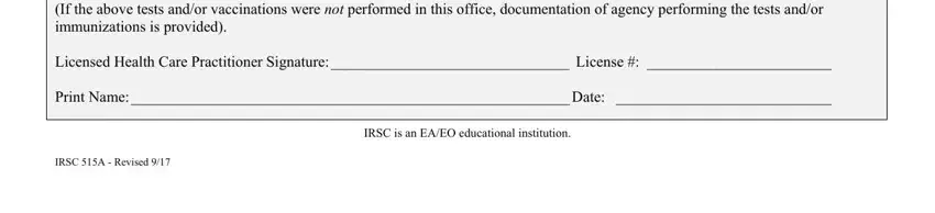 Stage number 5 in completing laboratory result form