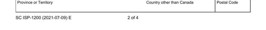 Completing part 5 of isp 1200a pdf