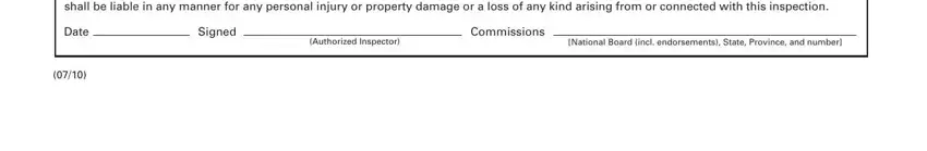 Part number 5 of filling out exchangers