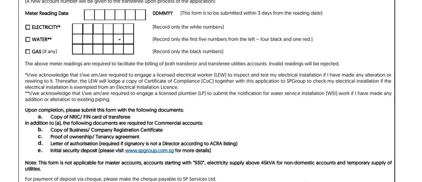 Writing part 2 of Sp Services Transfer Form