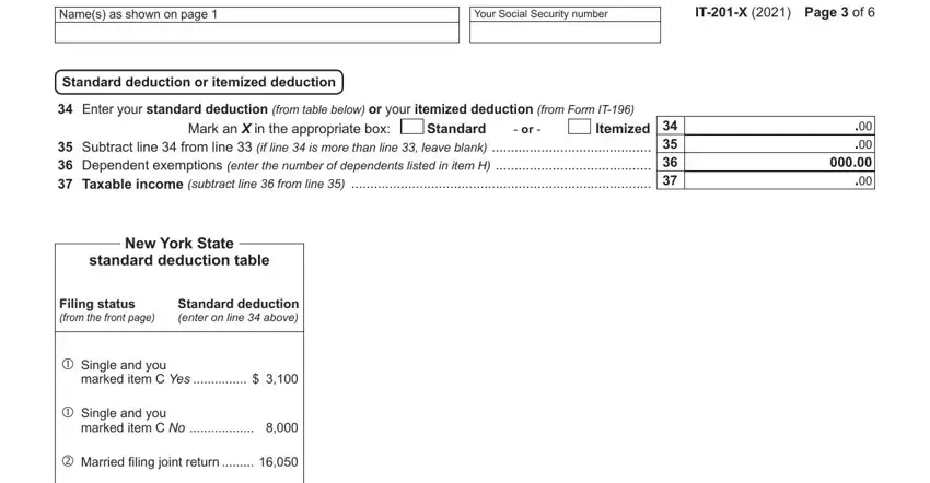 Form It 201X Tax writing process clarified (portion 5)