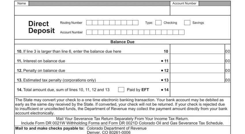 Ways to fill out colorado severance tax forms 2016 tax booklet step 3