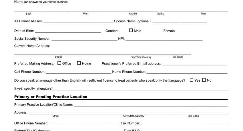 The best ways to fill out credentialing mn portion 4